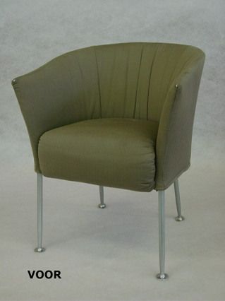 Bijzetzetel Cinna - Herstofferen - Realisaties