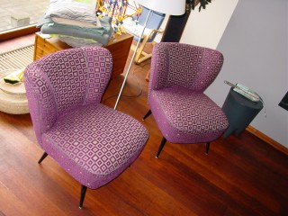 Bijzetzeteltjes - Herstofferen - Realisaties