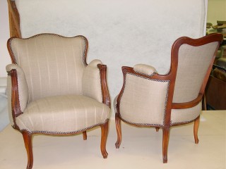 Louis XV - Herstofferen - Realisaties