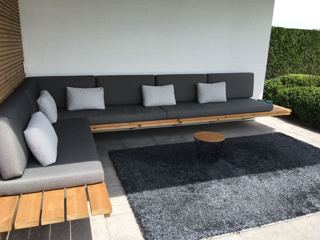 outdoor lounge kussenset op maat - Projecten - Realisaties