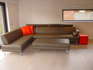 Chess hoek met grote voetbank - Maatwerk - Realisaties