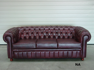 Chesterfield driezit - Herstofferen - Realisaties