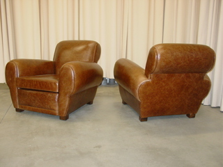 clubzetels antiek - Herstofferen - Realisaties