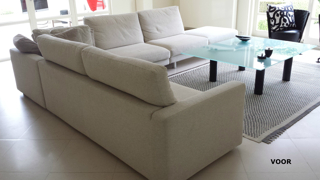 Dema hoeksalon - Herstofferen - Realisaties