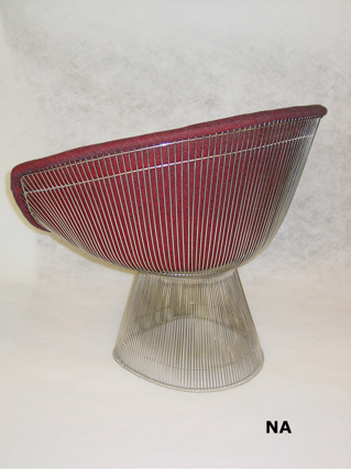 Knoll Nickel Lounge Chair + Ottoman - Herstofferen - Realisaties