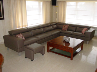 Move hoek met poef Leonardo - Maatwerk - Realisaties