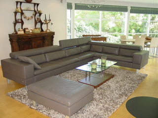 Move hoek met grote poef - Maatwerk - Realisaties