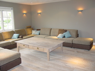 Tonga grote hoek in stofcombinatie - Maatwerk - Realisaties