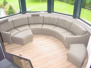 Tonga ronde hoek met smalle armen - Maatwerk - Realisaties