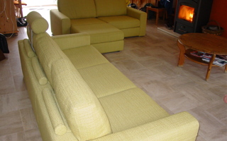 Tonga sofa's met smalle armen - Maatwerk - Realisaties